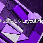 Sencha Ext JS 6- Layout Model 4